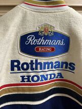 未使用 ロスマンズ Rothmans ホンダ honda レーシング 豪華刺繍ロゴ ジャケット Mサイズ NSR CBR_画像6
