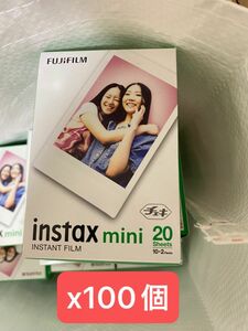 FUJIFILM チェキ用フィルム 20枚入 INSTAX MINI JP 2 x100個