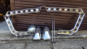  that time thing retro deco truck made of stainless steel . chip 20 angle mirror stay left right [ extra attaching ]