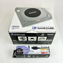 1円〜 【GC】Nintendo 任天堂 ゲームキューブ 箱付き 本体 DOL-S-PLA DOL-003 SHVC-008 取扱説明書 動作確認済 ゲーム 中古 現状品_画像1