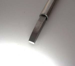 ^^ carbide blade . kissa ge spatula ^ flat .6mm flat surface shaving ^skre-pa^^ original hand made ^^. work 