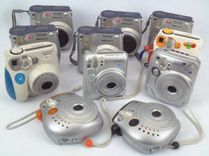  Fuji Film FUJIFILM instax mini 7/10/20/30/50 Cheki pop i etc. ( Junk / present condition goods /11 pcs / summarize )