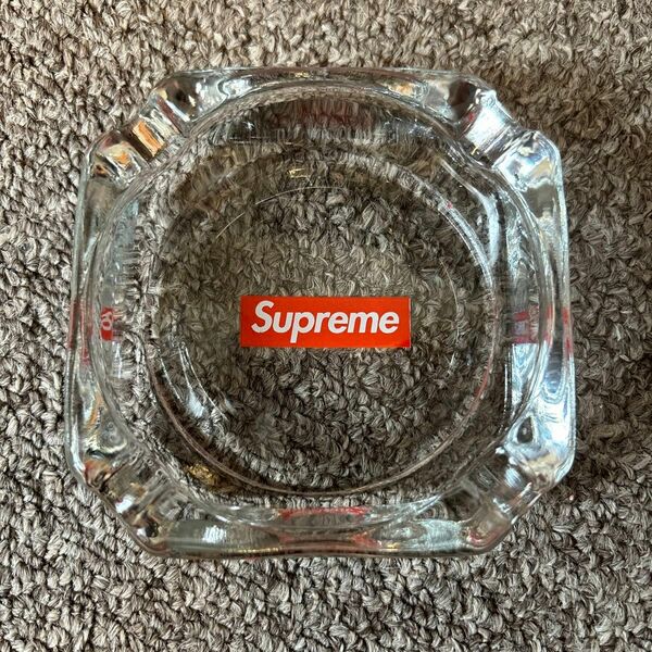 Supreme シュプリーム アッシュトレイ 灰皿 ガラス ガラス製 Glass Ashtray