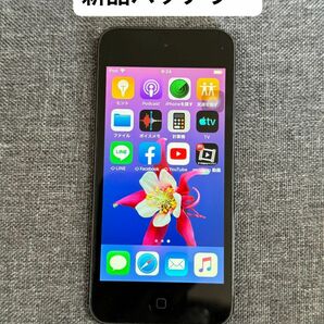 iPod touch 第6世代16GB 音楽プレーヤー　新品バッテリー　美品　グレー