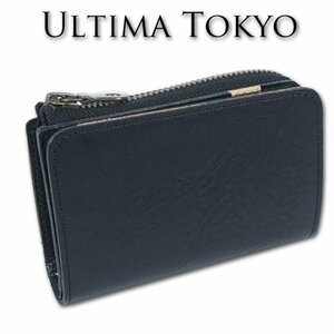 ウルティマトーキョー ultima TOKYO 牛革 ミニ財布 メンズ ブラック 黒 新品 正規品 マキアート 日本製 イタリアンレザー 小銭入れ