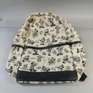 9801* including in a package NG rucksack Mickey Tokyo Disney resort TDL 35 anniversary light weight flax size approximately W27×H40×D14.5