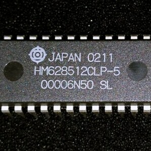 日立 4Mメガbit SRAM(512Kword×8bit)メモリー HM628512CLP-5SL 新品 #eの画像1