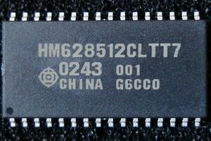  Hitachi 4M SRAM(512kword×8bit) HM628512CLTT-7 thin type TSOPII new goods p