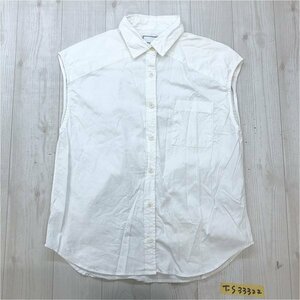 FREAK'S STORE フリークスストア レディース ノースリーブ シャツ ブラウス F 白