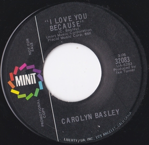 * 60's West Coast Lady Soul 45 * Carolyn Basley *