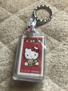 レア ハローキティ ミニ トランプ キーホルダー リング HELLO KITTY サンリオ レトロ