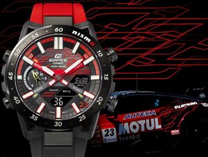 日産NISMOスーパーGT Z23 公式限定モデル ソーラー100m防水 カシオEDIFICE＆NISSANコラボ フェアレディ 腕時計スマホ連動BLUETOOTH