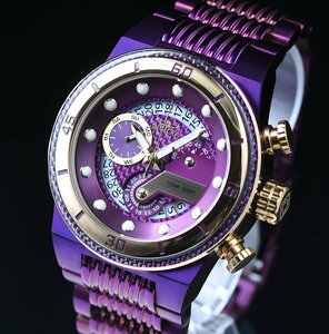 [ regular price 15 ten thousand jpy ] impact. whole body purple clock saw .. not column coming off. presence [ whole body purple ] ultra rare not yet sale in Japan in creel taINVICTA new goods 