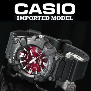 新品 逆輸入カシオ 最新作 10年電池搭載 軽さ50g 100m防水 ワインレッドメタリック 腕時計 未使用 CASIO メンズ 激レア日本未発売