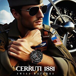 新品 チェルッティCERRUTI 1881 高級イタリアブランド セルッティ 超激レア日本未発売 メンズ腕時計 ブラックIP加工 1/10秒クロノグラフ