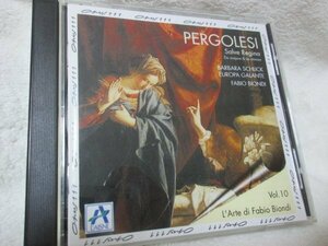 ペルゴレージ（1710-1736）【CD】ファビオ・ビオンディ指揮エウローパ・ガランテ　バルバラ・シュリック（S）/レオ： サルヴェ・レジーナ