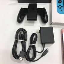 1円〜任天堂 Nintendo Switch 本体 セット ネオンブルー/ネオンレッド ニンテンドースイッチ 動作確認済+ジョイコン左右+ソフト1本　まとめ_画像2