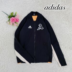 【美品】adidas アディダス　トラックジャケット　GOLF 異素材切替　L ブルゾン