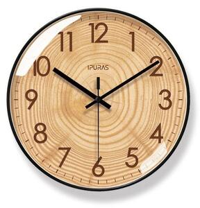 訳あり①　掛け時計　壁掛け時計　木　自然　時計　リビング　木輪　ナチュラル　北欧　　おしゃれ　オシャレ　　時計　かわいい
