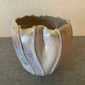 花器　花入　鉢　磁噐　陶器　陶芸　焼物　やきもの　手作り　ハンドメイド　オブジェ