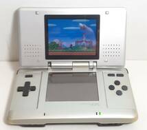 【動作品】任天堂　初代　DS　プラチナシルバー　充電器付属　Nintendo　NTR-001 一部難あり_画像1
