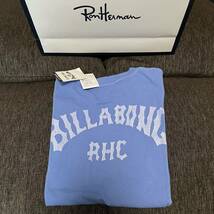 RHC × BILLABONG Logo Tee【Lサイズ】ロゴティー 半袖 Tシャツ ブルー アーチロゴ ビラボン ロンハーマン 別注 ポケットT【新品未着用】_画像2