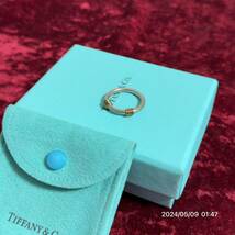 1000円〜　美品　SV 925 750 K18 TIFFANY & Co. ティファニー　コンビ　バンドウィズ2 ワイヤー　リング　指輪　送料無料_画像1