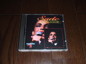♪ブート盤 日本語解説付 Sade シャーデー / Live In San Diego, U.S.A. 1993 / 録音良好♪