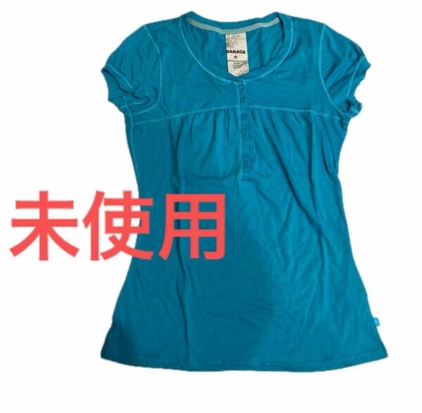 未使用 Tシャツ 半袖 半袖Tシャツ 水色 Mサイズ レディース 女性用