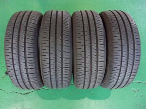 送料無料【DUNLOP】2022年製造　ENASAVE　EC204☆195/55R16☆8分山　4本セット[中古タイヤ]