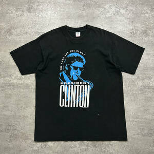 90s クリントン　大統領　1992 ブルース Tシャツ　サイズ　XL アメリカ製