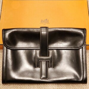 【美品】 HERMES エルメス ジジェ クラッチ バッグ