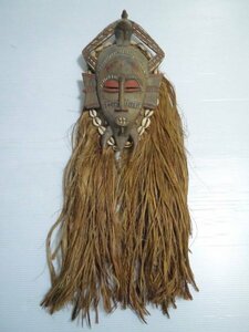 1.アフリカ セヌフォ族 マスク 仮面 アイボリーコースト コートジボワール 木彫り 彫刻 民族 美術 工芸品