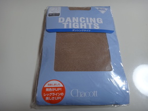 Chacott （チャコット）ダンシングタイツ（フーター）LL 新品未使用品 ベージュ