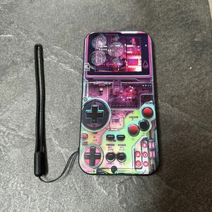 スマホケース iPhone15pro用 ゲーム機デザイン