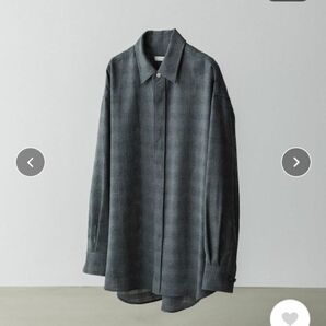 本日までの完全限定価格！！リドム　ITALY GAUZE CHECK SHIRT