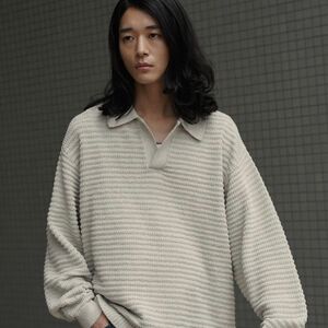 早い者勝ち！WYM MELANGE SKIPPER KNIT POLO