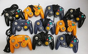 [ продажа комплектом * Junk ] nintendo GC Game Cube контроллер 10 шт. комплект Nintendo/ Nintendo /GAMECUBE управление :n0514-3