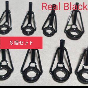 Real Blackステンセラミックリングトップガイド8個組　ロッド補修