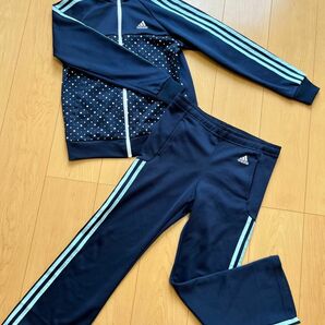 アディダス adidas セットアップ ジャージ 上下セット 150