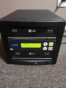 ブルーレイ・DVD・CDデュプリケーター 1対1 動作確認済み ブルーレイコピー機 DVDコピー機