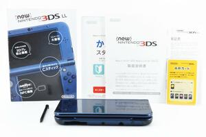 【G0297】完品 Newニンテンドー3DS LL メタリックブルー