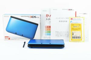 [G0314] beautiful goods completion goods Nintendo 3DS LL blue × black 