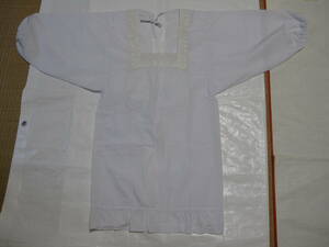  break up . put on white breaking the seal not yet arrived goods length 90..60. degree. pocket 1 piece attaching. apron apron ..... Japanese clothes break up . put on water shop work tea ceremony water shop work 