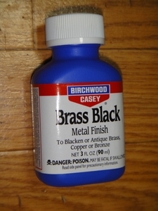 *BIRCHWOOD birch wood Brass Black 90ml brass black brass black dyeing gun blue *