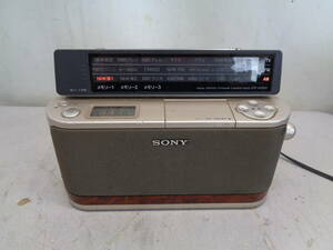 C887 SONY FM AM ICF-A100V シンセサイザー ラジオ 