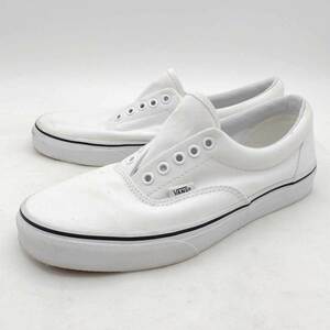 【中古】ヴァンズ OFF THE WALL authentic オーセンティック ローカット スニーカー 26cm ホワイト 721356 ユニセックス VANS