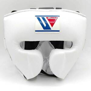 [ used ]ui person g headgear face guard type protector Winning L white FG-2900 boxing combative sports 