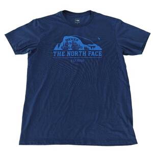 【中古】ノースフェイス S/S アウトドアグラフィックティー 半袖 Tシャツ XL ネイビー NT81880 メンズ THE NORTH FACE トップス