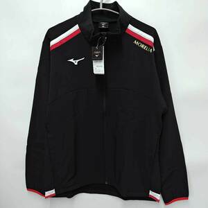 【中古・未使用品】ミズノ MORELIA モレリア テックシールドジャケット 2XL ブラック P2MEA50509 MIZUNO ストレッチ 防風 トレーニング